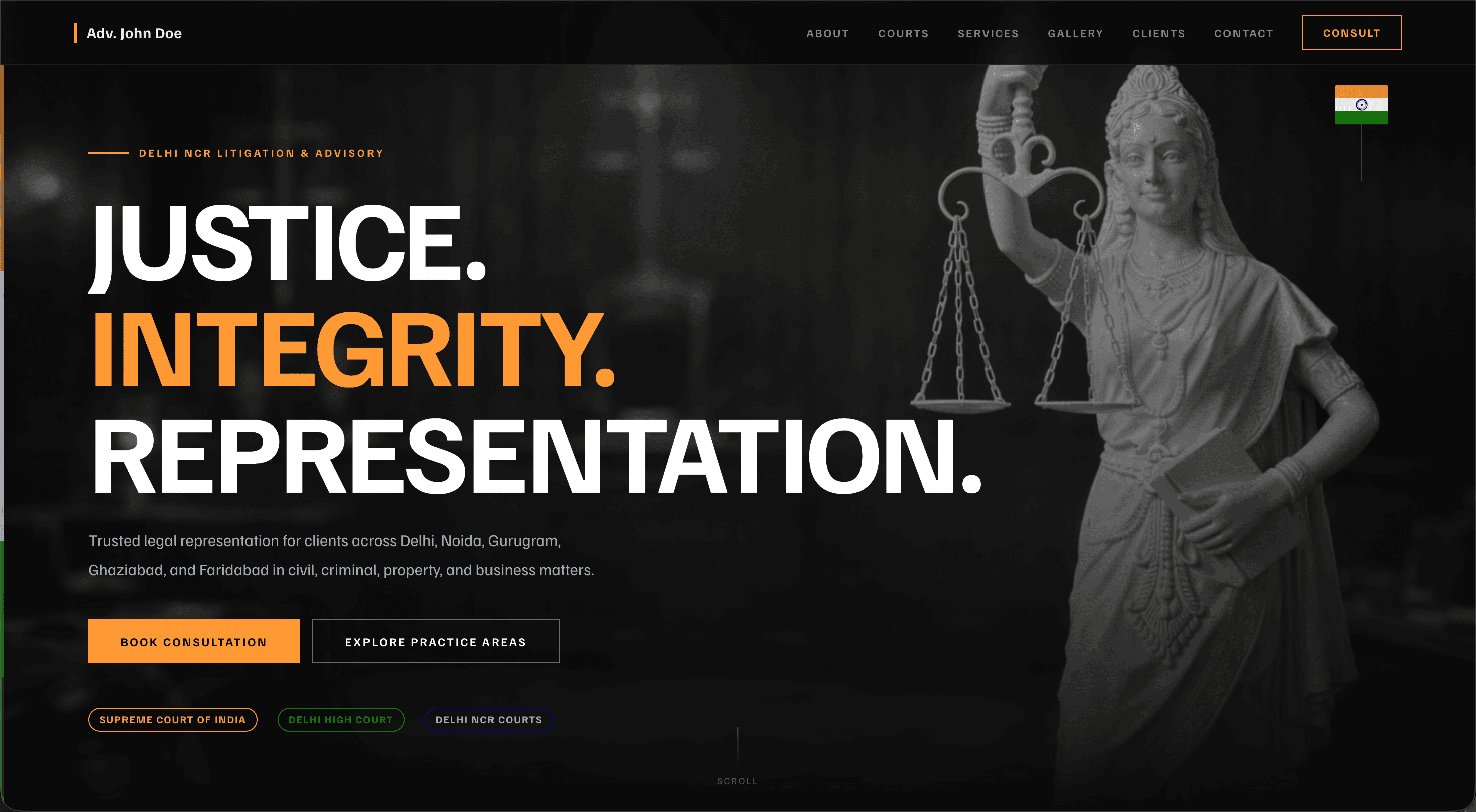 Advocate Portfolio Website