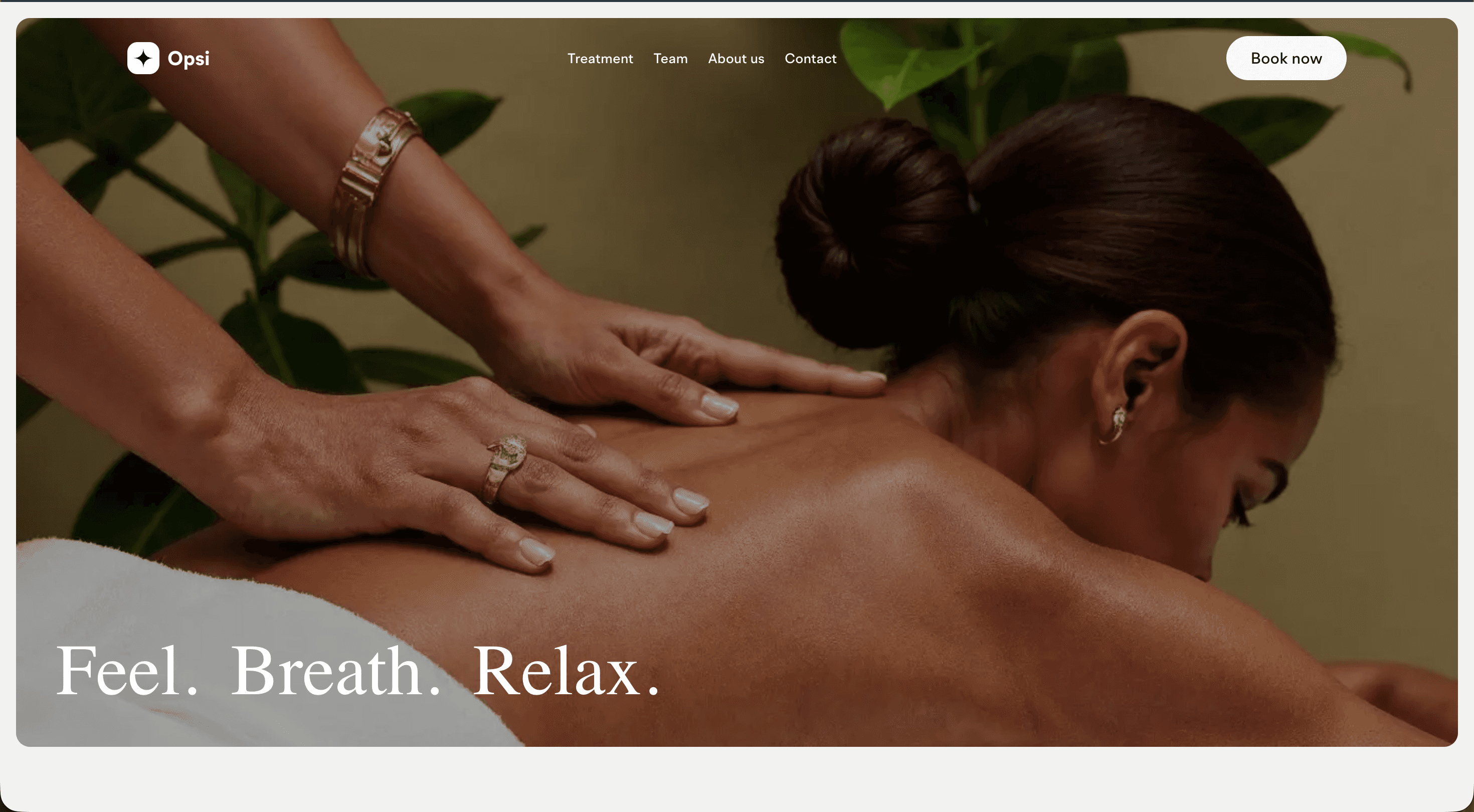 Saloon Landing Page