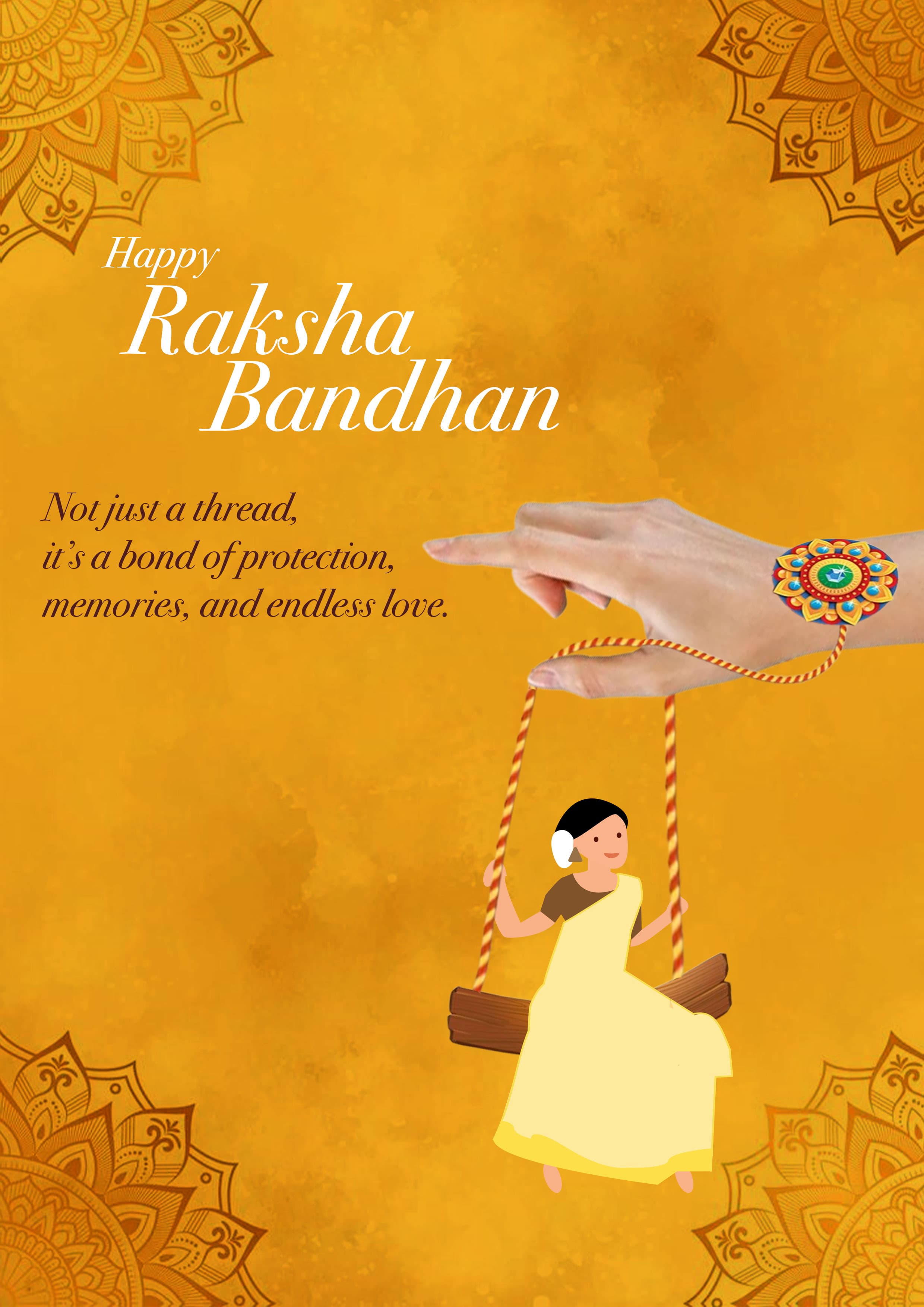 Rakhi Festival Poster