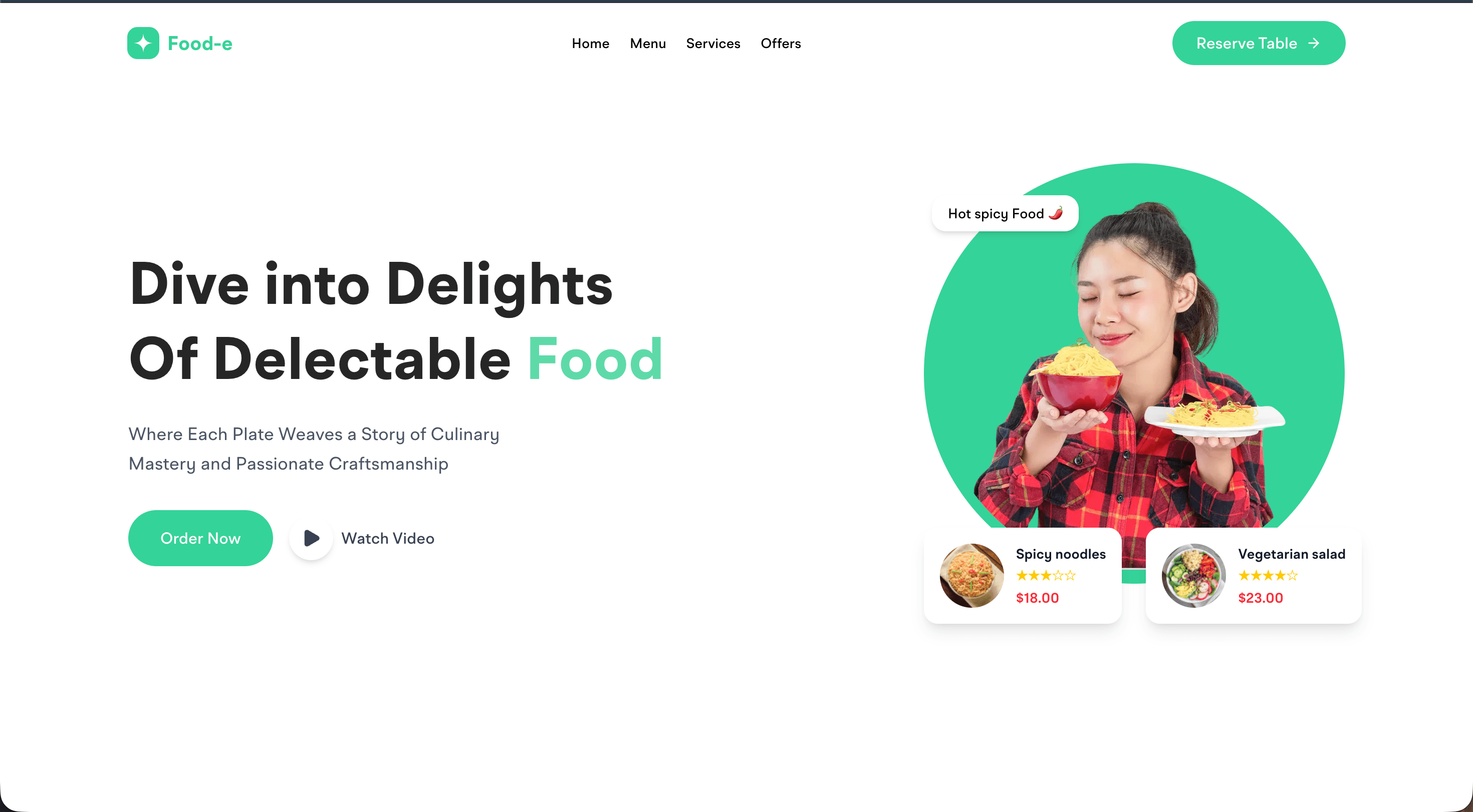 Restaurant Website Template